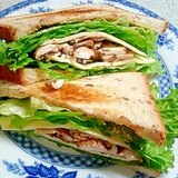 シンプルがおいしい☆マッシュルーム・サンドイッチ